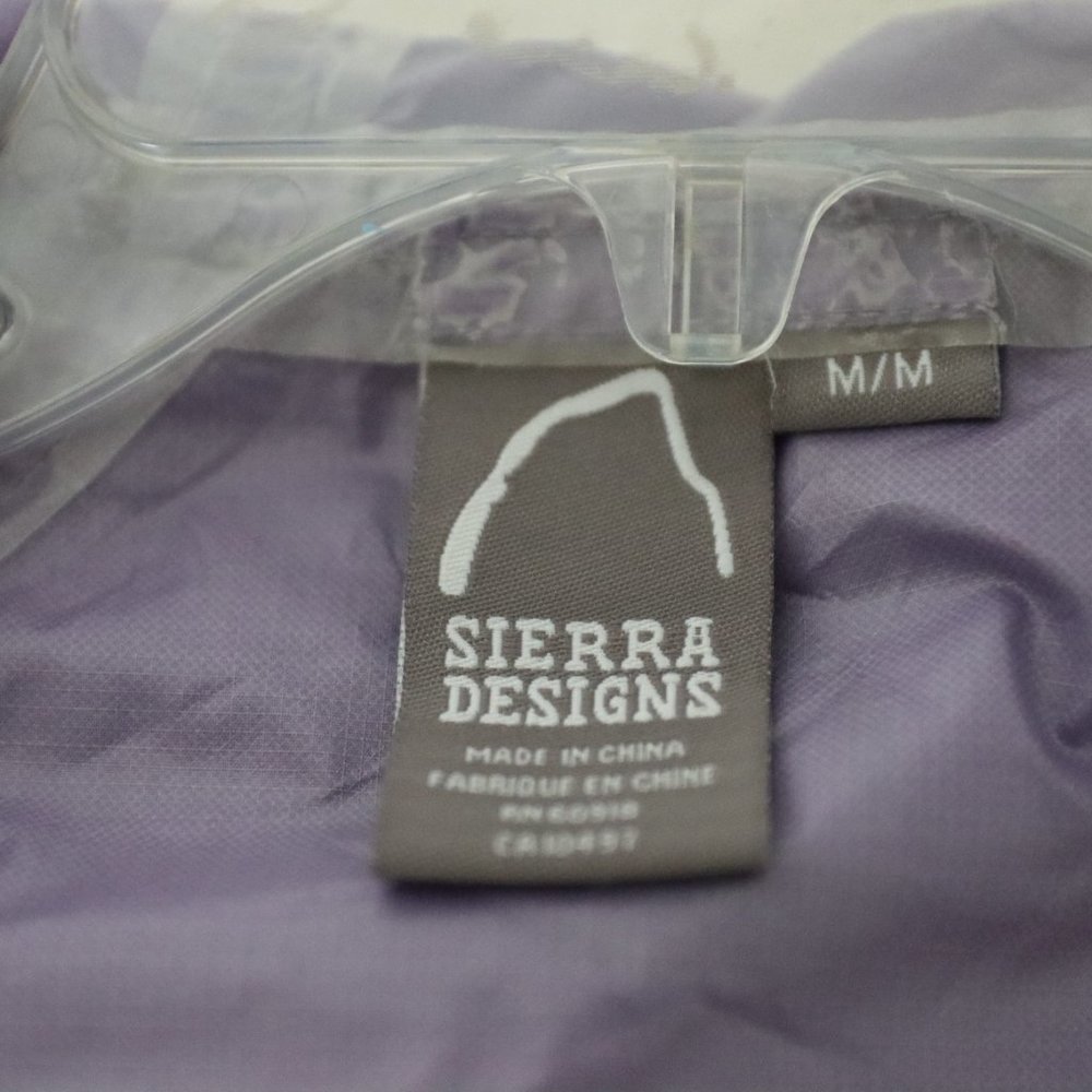 Sierra Designs rain/wind jacket Size Medium Purple - Picture 2 of 8